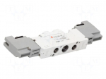 Electromagnetic valve | 5/2 monostable | G 1/4" | Pressure: 1&divide;7bar