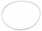 Timing belt | T5 | W: 6mm | H: 2.2mm | Lw: 630mm | Tooth height: 1.2mm