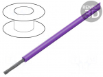 Wire | HookUp Wire PVC | stranded | Cu | 24AWG | violet | PVC | 150V | 305m