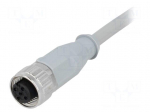 Plug | M12 | PIN: 4 | female | A code-DeviceNet / CANopen | 3m | straight