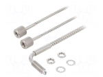 Sensor: fiber-optic | Range: 0&divide;130mm | Len: 1m | Thread: M6 | -60&divide;250&deg;C