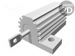 Resistor: wire-wound | with heatsink | screw | 220&Omega; | 25W | &plusmn;5% | 550V