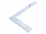 Try square | 160x250mm | with foot | Plating: zinc