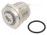 Switch: vandal resistant | Pos: 2 | SPST-NO | 2A/48VDC | IP65 | OFF-(ON)