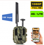 4G Medžioklės mi&scaron;ko kamera su GPS antena 120&deg;