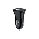 Mobilieji telefonai ir priedai // USB automobilių įkrovikliai // Ładowarka samochodowa 2xUSB 3000mA