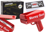 Žaidimų zona | PC | Konsolės | Priedai // Žaislai ir žaidimai vaikams // Pistolet Na Pieniądze Strzelający Czerwony Wyrzutnia Money Gun Banknoty