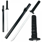 Žaidimų zona | PC | Konsolės | Priedai // Edukaciniai žaislai | Interaktyvūs | Kūrybi&scaron;ki | Meni&scaron;ki // Drewniana Katana Miecz Do Zabawy Treningu Rekwizyt Czarny 70cm