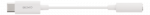 DELTACO USB-C į 3.5 mm adapteris, 10 cm, aktyvus, baltas USBC-1145