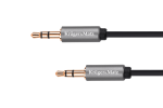 Garso sistemos ir priedai // Garso kabeliai su jungtimis // Kabel jack 3.5 wtyk stereo - 3.5 wtyk stereo 3m Kruger&Matz Basic