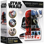 Žaidimų zona | PC | Konsolės | Priedai // Edukaciniai žaislai | Interaktyvūs | Kūrybi&scaron;ki | Meni&scaron;ki // Puzzle drewniane - 160 - Gwiezdne wojny - STAR WARS - Darth Vader - Trefl 20190