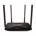 Tinklo įranga // Bevielis Rutheras // Router Mercus AC12G, 2.4+5 GHz, 802.11ac/n, 1xWAN, 3xLAN (WiFi 5)