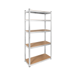 Produktai namams ir sodui // Įvairūs namų ir buities priedai // Regał metalowy magazynowy 180x90x40 srebrny Rebel