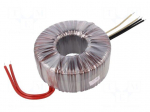 Transformer: toroidal | 600VA | 230VAC | 40V | 40V | 7.5A | 7.5A | 5kg | IP00