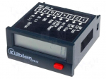 Counter: electronical | Resetting: electrical,manual | 10&divide;260VDC