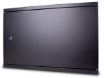 2U 19'' Sieninė skirstomoji spinta CCTV, SIGNALIZACIJA, IT/ 580*500*130mm / Black/ Surinkta