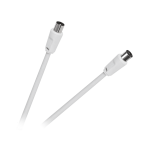 Laidai // Bendraa&scaron;iai kabeliai // Kabel TV - VIDEO biały 1,5m