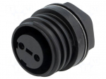 Connector: circular | socket | female | PIN: 2 | Buccaneer 900 | IP68