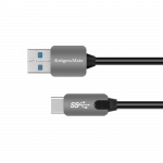 Plan&scaron;etdatori ir plan&scaron;etinių kompiuterių priedai // USB Kabeliai // Kabel USB wtyk 3.0 - wtyk typu C 5 Gbps 0,5m Kruger&Matz
