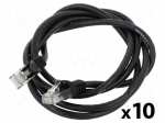 Patch cord | U/UTP | Cat: 6 | RJ45 plug,both sides | stranded | CCA