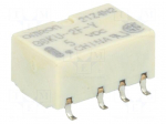 Relay: electromagnetic | DPDT | Ucoil: 5VDC | 0.3A/125VAC | 1A/30VDC