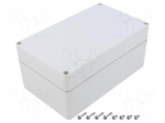 Enclosure: multipurpose | X: 120mm | Y: 200mm | Z: 90mm | EURONORD | grey