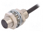 Sensor: inductive | OUT: PNP / NO | 0&divide;4mm | 10&divide;30VDC | M12 | 2m | IP67