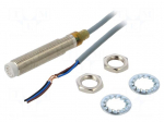 Sensor: inductive | OUT: PNP / NO | 0&divide;10mm | 10&divide;36VDC | M12 | 2m | IP67