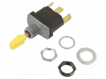 Switch: toggle | Pos: 3 | SP3T | (ON)-OFF-(ON) | Leads: connectors | NT
