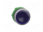 Switch: push-button | 22mm | Stabl.pos: 1 | blue | ZBVB,ZBVG,ZBVJ,ZBVM