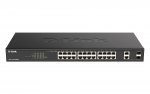 D-Link | DGS-1100 Series Gigabit Smart Managed Switches | DGS-1100-26MPV2 | Managed L2 | Desktop/Rackmountable | 10/100 Mbps (RJ-45) ports quantity | 1 Gbps (RJ-45) ports quantity | SFP ports quantity | PoE ports quantity | PoE+ ports quantity | Powe ...