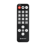 Velleman elektroniniai prietaisai ir komponentai // TV / VIDEO / AUDIO pultai // Pilot DVB-T dla seniora uniwersalny