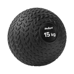 Sporto ir aktyvaus poilsio // Sporto prekės ir įranga // Mała piłka lekarska do ćwiczeń rehabilitacyjna Slam Ball 23cm 15kg, REBEL ACTIVE