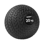 Sporto ir aktyvaus poilsio // Sporto prekės ir įranga // Mała piłka lekarska do ćwiczeń rehabilitacyjna Slam Ball 23cm 20kg, REBEL ACTIVE