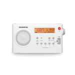 Radijas Sangean Digital Tuning AM / FM, baltas / PR-D7