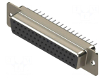 Connector: D-Sub | PIN: 50 | socket | female | data transfer | straight