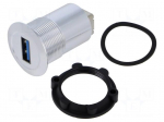 Adapter | USB A socket,USB B socket | USB 3.0 | Thread: M22 | 1&divide;10mm