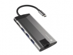 Natec | USB-C Multiport Adapter | NMP-1690 | Grey | USB Type-C | 0.15 m