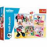 Žaidimų zona | PC | Konsolės | Priedai // Edukaciniai žaislai | Interaktyvūs | Kūrybi&scaron;ki | Meni&scaron;ki // Puzzle - 60 - Urocza Minnie - Disney Minnie - Trefl 17360