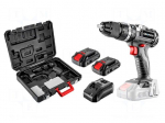 Drill/driver | battery | percussion drilling,screwdriving | 18VDC