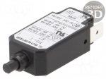 Circuit breaker | Urated: 240VAC | 48VDC | 5.5A | SPST | Poles: 1 | MCB