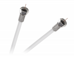 Koaksialinių kabelių sistemos // Konektori, aksesuāri un instrumenti koaksiālajiem kabeļiem // Kabel wtyk F - wtyk F 5m
