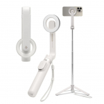 Kitas telefono priedas Spigen  Selfie stick Spigen S571W MagSafe Bluetooth with tripod - beige