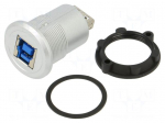 Adapter | USB A socket,USB B socket | USB 3.0 | Thread: M22 | 1&divide;10mm