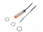 Sensor: inductive | OUT: PNP / NO | 0&divide;8mm | 10&divide;30VDC | M18 | 2m | IP67