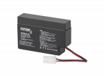 12V 0,8Ah baterija :: Geliai (GEL) &Scaron;vino rūg&scaron;ties :: Gnybtų tipas T1 (4,75 mm)