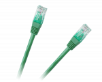 LAN tinklai // Komutaciniai - jungiamieji laidai // Patchcord kabel UTP 8c wtyk-wtyk 3,0m CCA zielony  cat.6e
