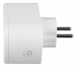 &bdquo;DELTACO SMART HOME&ldquo; maitinimo jungiklis, &bdquo;WiFi&ldquo; 2,4 GHz, baltas SH-P02E