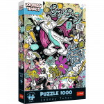 Žaidimų zona | PC | Konsolės | Priedai // Edukaciniai žaislai | Interaktyvūs | Kūrybi&scaron;ki | Meni&scaron;ki // Puzzle - 1000 Premium Plus - Zwariowane melodie - Looney Tunes - Trefl 12066