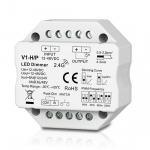 V1-H/P nuolatinės įtampos valdiklis, 12-48V, 1x 8A, Push-Dimm